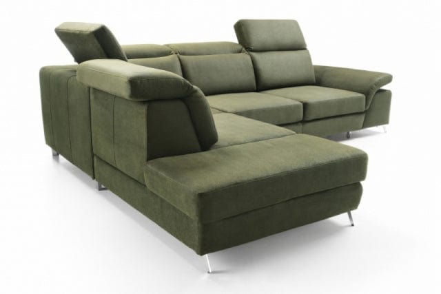 Divano Angolare Letto a sinistro 4 posti Calvo Verde (2)