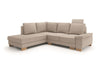 Divano Angolare Letto a sinistro 4 posti Cevis II Beige