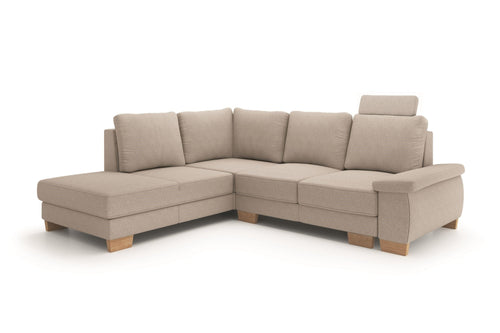 Divano Angolare Letto a sinistro 4 posti Cevis II Beige