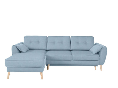 Divano Angolare Letto a sinistro 4 posti Cody Blu (1)
