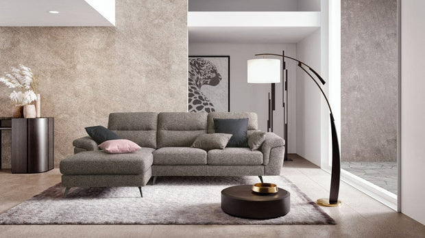 LeComfort Divano Angolare Letto a sinistro 4 posti Cupidis Cappuccino