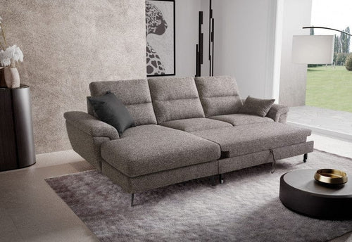 LeComfort Divano Angolare Letto a sinistro 4 posti Cupidis Cappuccino