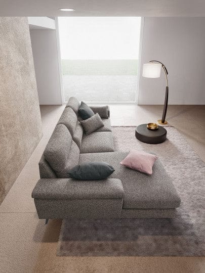 LeComfort Divano Angolare Letto a sinistro 4 posti Cupidis Cappuccino
