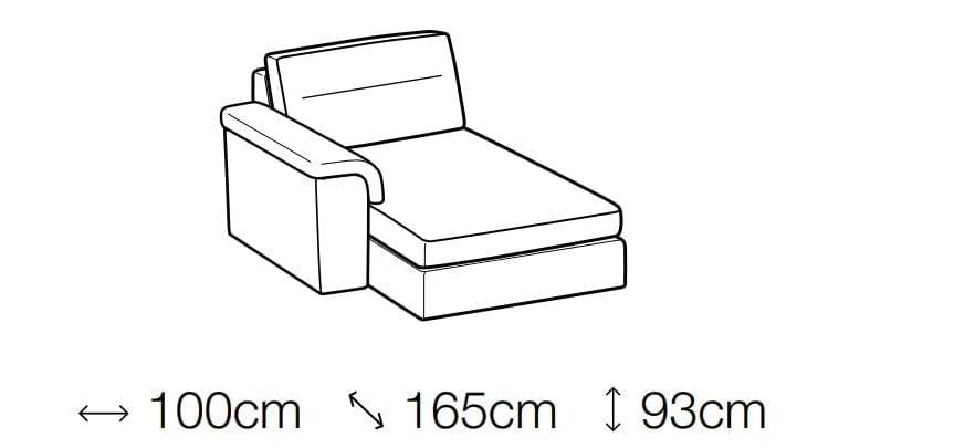 LeComfort Divano Angolare Letto a sinistro 4 posti Cupidis Cappuccino