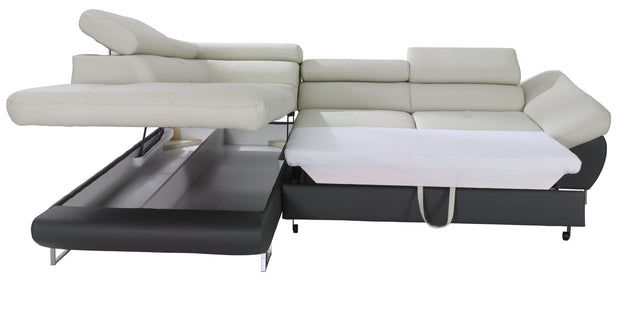 Divano Angolare Letto a sinistro 4 posti Fabrines Giallo (4)