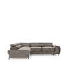 Eltap Divano Angolare Letto a sinistro 4 posti, in tessuto Laurette Beige