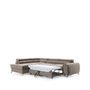Eltap Divano Angolare Letto a sinistro 4 posti, in tessuto Laurette Beige