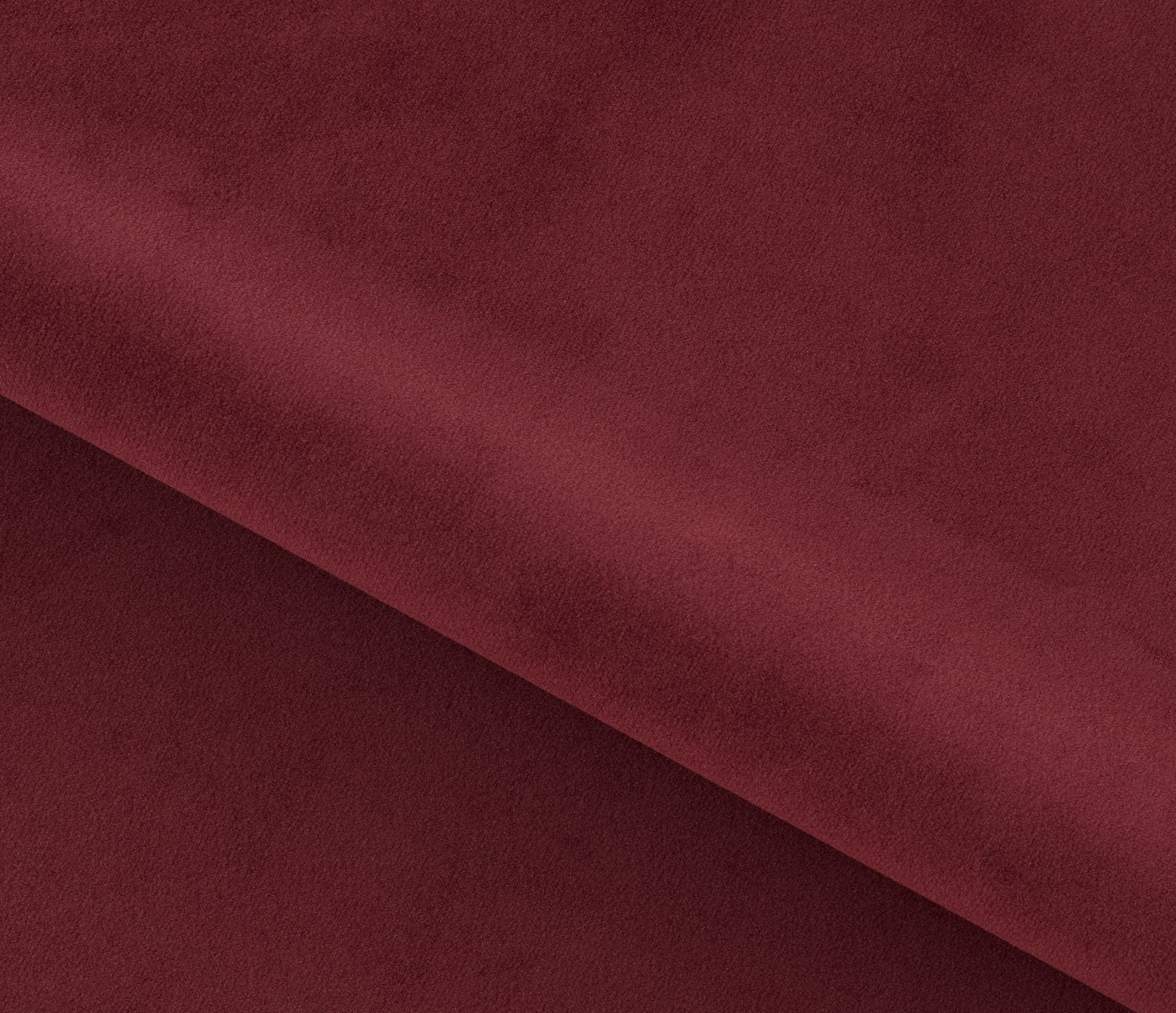 Eltap Divano Angolare Letto a sinistro 4 posti, in velluto Fobleros Plus Bordeaux