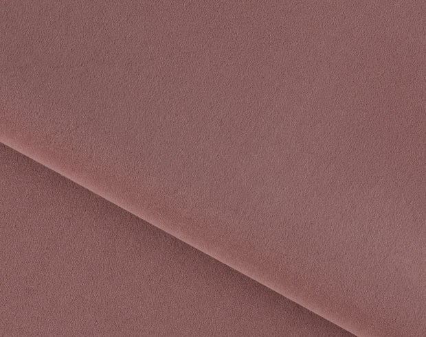 Eltap Divano Angolare Letto a sinistro 4 posti, in velluto Fobleros Plus Rosa
