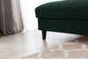 Eltap Divano Angolare Letto a sinistro 4 posti, in velluto Fobleros Plus Verde