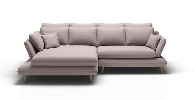 Wersal Divano Angolare Letto a sinistro 4 posti Mate Cappuccino