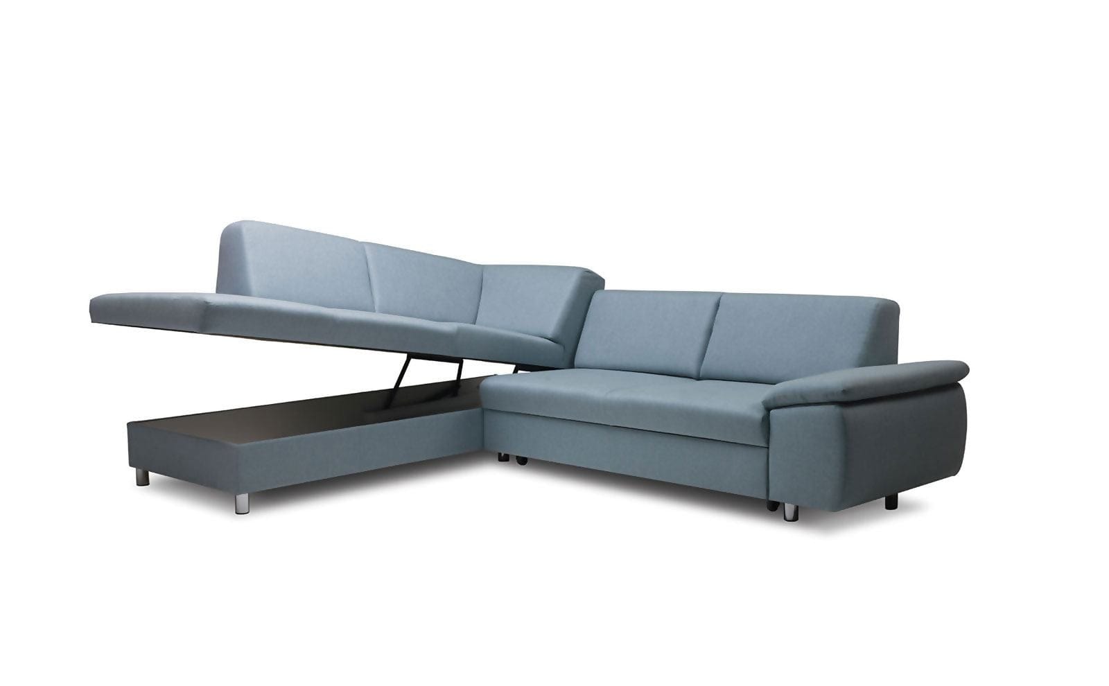 Divano Angolare Letto a sinistro 4 posti Niagara Blu (3)