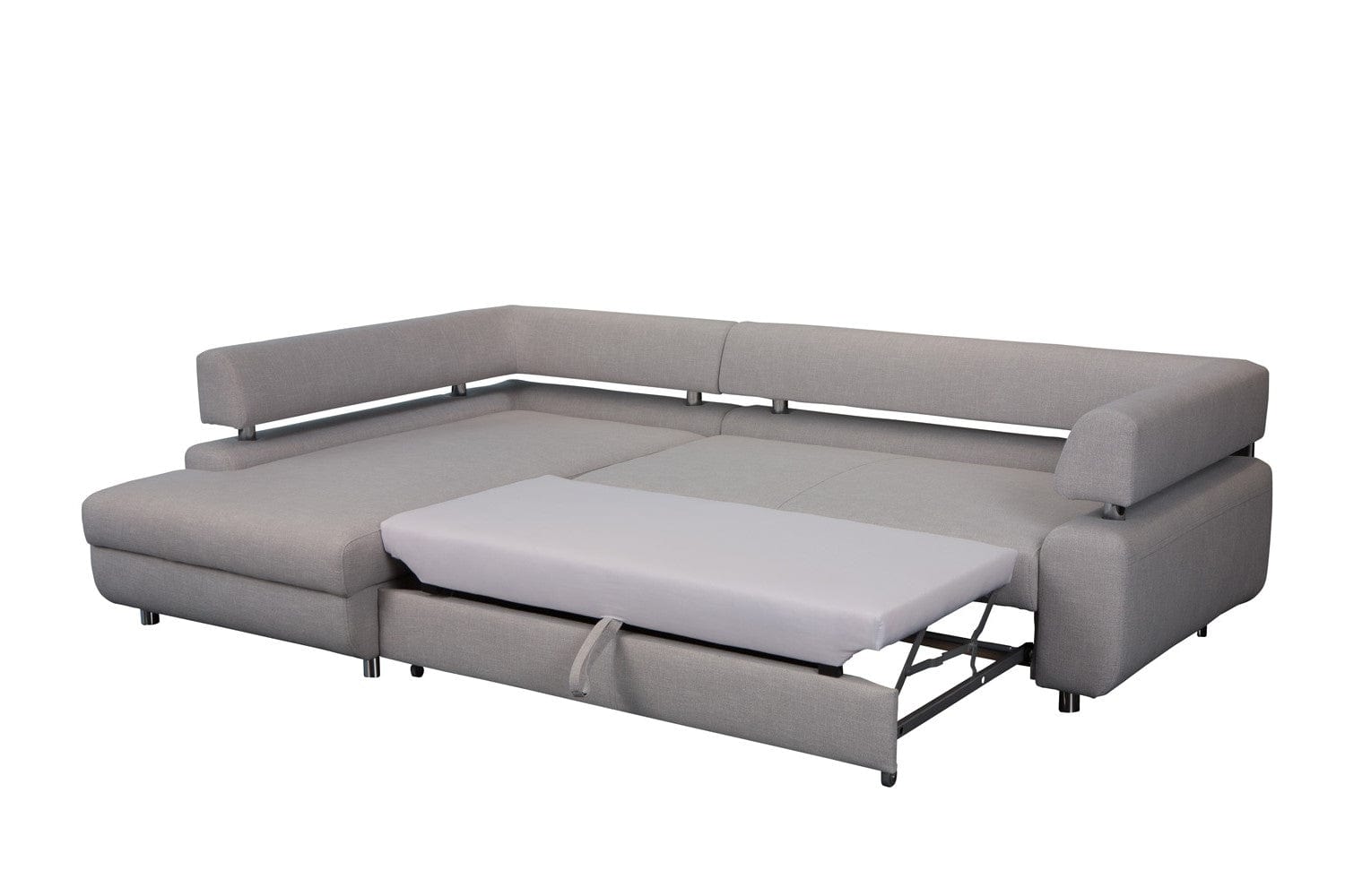 Divano Angolare Letto a sinistro 4 posti Pama Grigio (3)