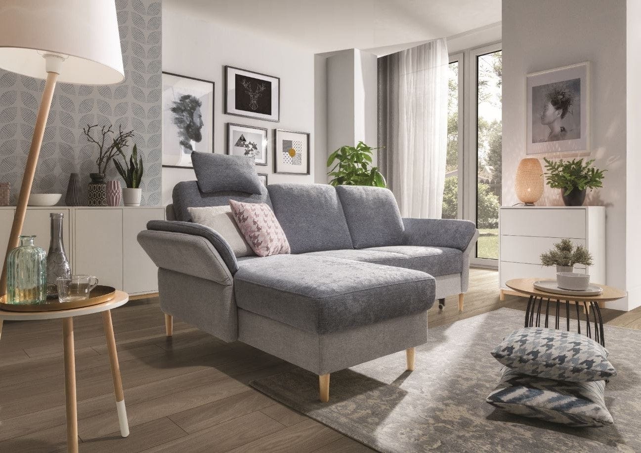 Divano Angolare Letto a sinistro 4 posti Sorimas Grigio (2)