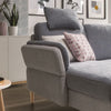 Divano Angolare Letto a sinistro 4 posti Sorimas Grigio (5)