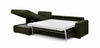Wersal Divano Angolare Letto a sinistro 4 posti Vanilis Mini 140 Verde