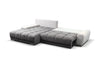 Divano Angolare Letto a sinistro 4 posti Wavenis Grigio (3)