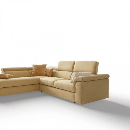 LeComfort Divano Angolare Letto a sinistro 5 posti Alessandris Giallo