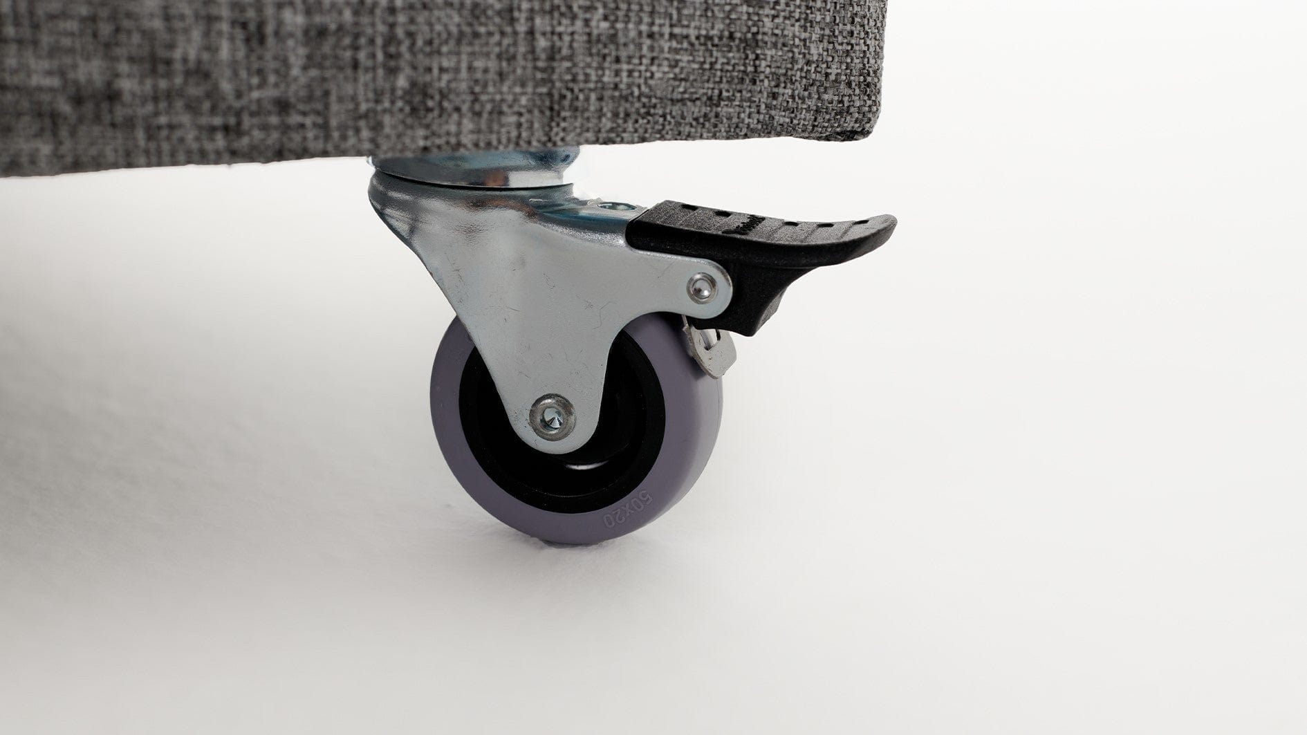 Asir Divano Angolare Letto a sinistro 5 posti in tessuto Fly Grigio