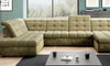 Wersal Divano Angolare Letto a sinistro 5 posti Infamy XL R1 Verde