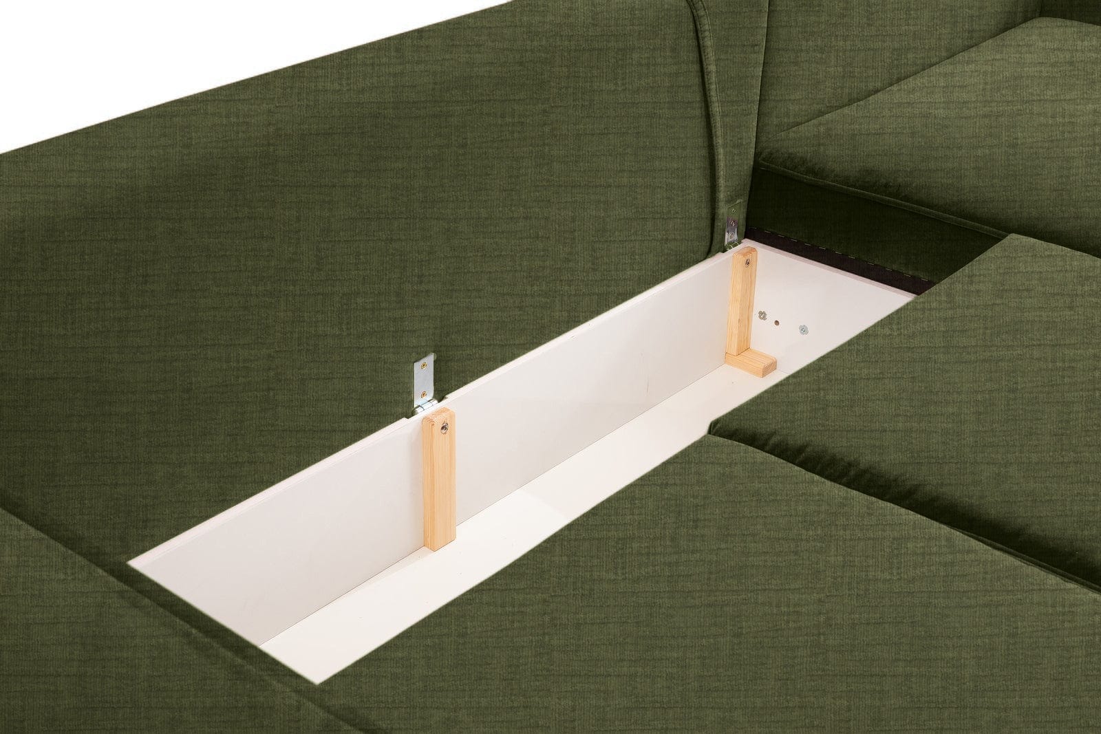Divano Angolare Letto universale 4 posti Shaggys Verde (2)