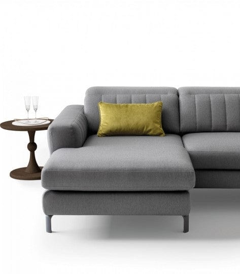 LeComfort Divano angolare relax elettrico a sinistro 4 posti Eragon Grigio