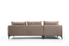 Asir Divano Angolare universale 3 posti in velluto Felix Beige
