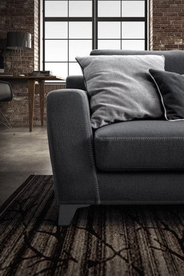 LeComfort Divano Angolare universale 4 posti Venci Grigio