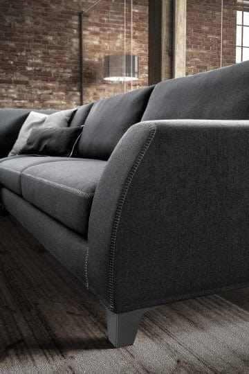 LeComfort Divano Angolare universale 4 posti Venci Grigio