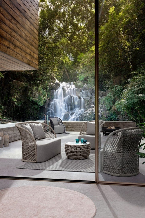 Bizzotto Divano da giardino 2 posti Cuyen Beige