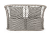 Bizzotto Divano da giardino 2 posti Cuyen Beige