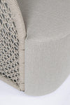 Bizzotto Divano da giardino 2 posti Cuyen Beige