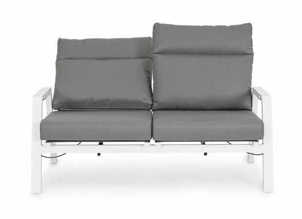 Bizzotto Divano da giardino 2 posti Kledi JX11 Grigio
