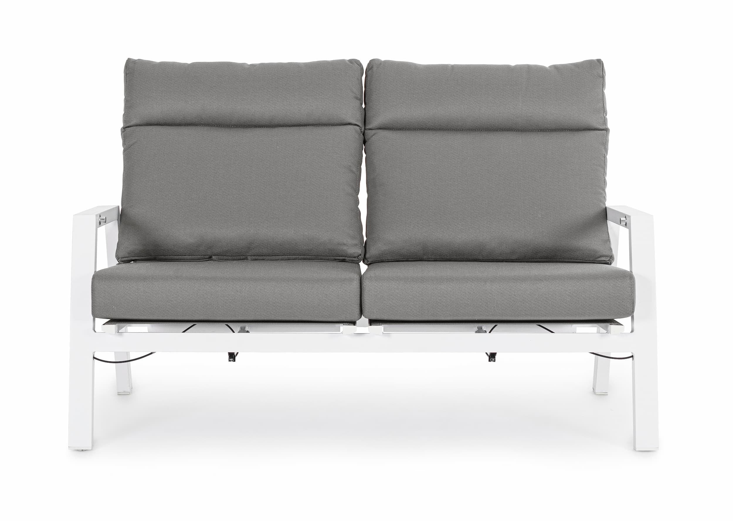 Bizzotto Divano da giardino 2 posti Kledi JX11 Grigio