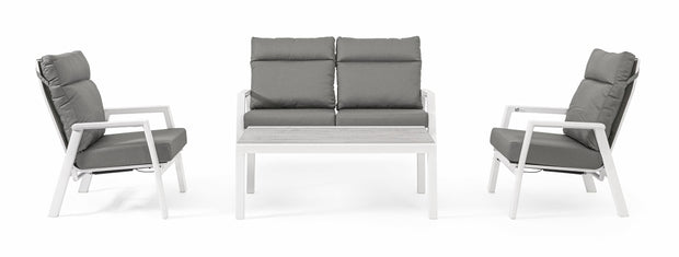Bizzotto Divano da giardino 2 posti Kledi JX11 Grigio
