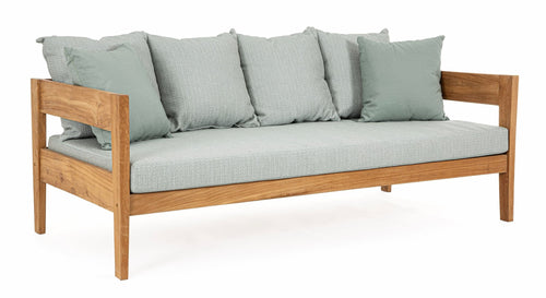 Bizzotto Divano da giardino 3 posti Kobo Blu