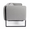 Bizzotto Divano da giardino 3 posti Pixel Grigio