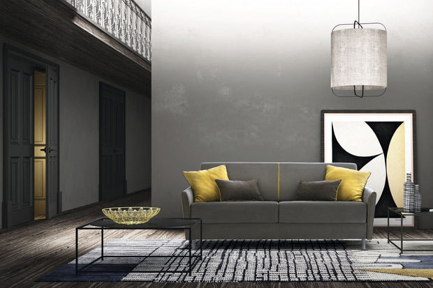 LeComfort Divano Letto 2 posti con contenitore Tabiti Grigio
