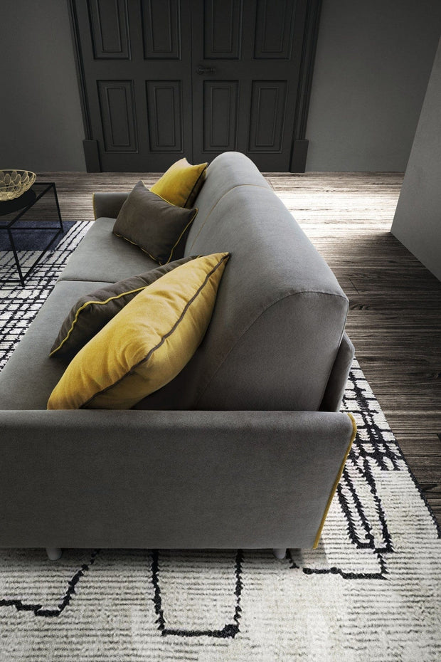 LeComfort Divano Letto 2 posti con contenitore Tabiti Grigio