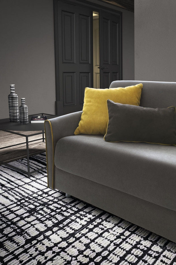 LeComfort Divano Letto 2 posti con contenitore Tabiti Grigio