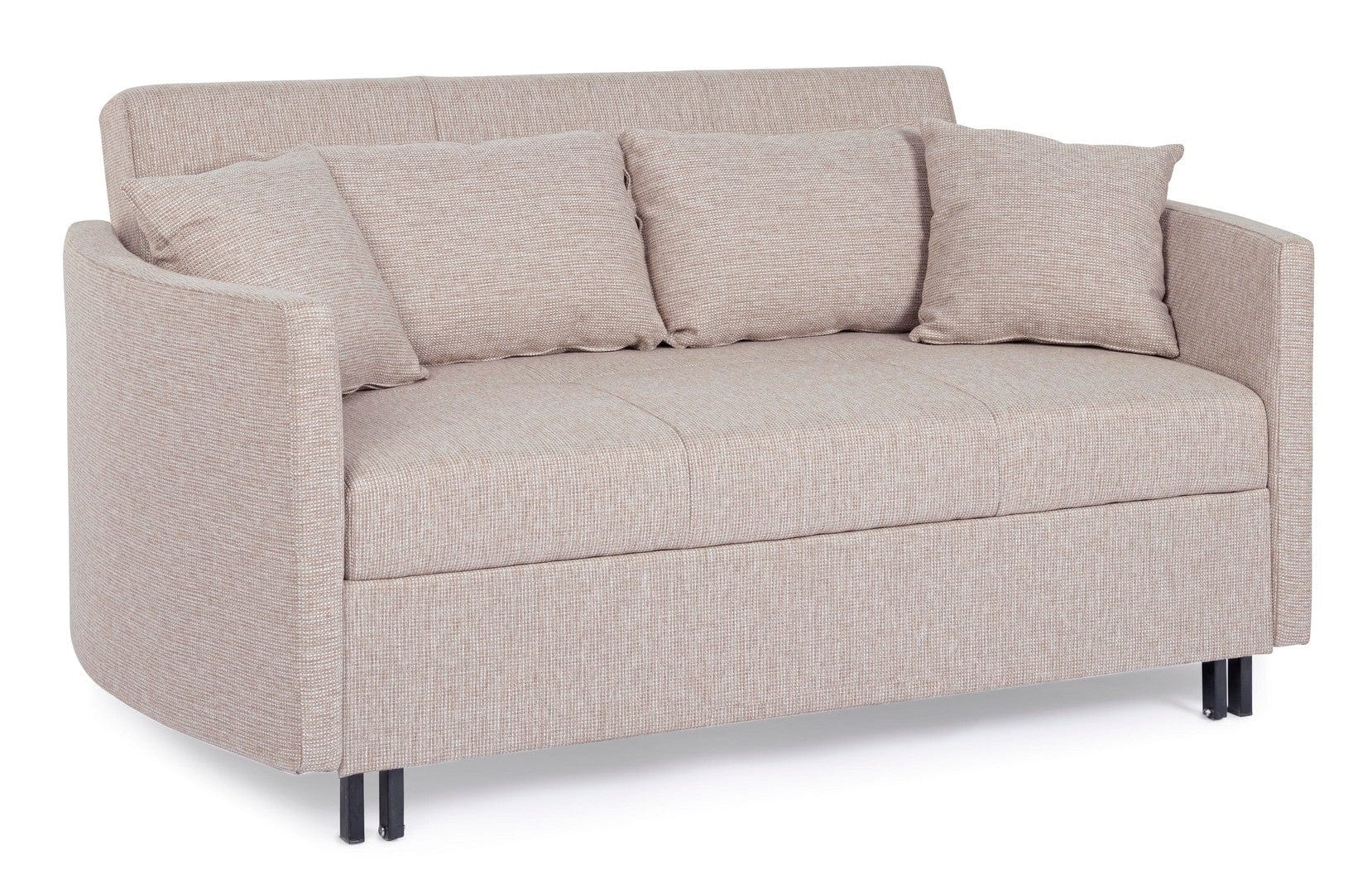 Bizzotto Divano Letto 2 posti in tessuto Clayton Beige