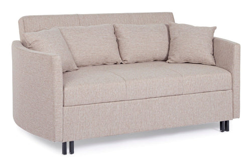 Bizzotto Divano Letto 2 posti in tessuto Clayton Beige