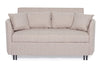 Bizzotto Divano Letto 2 posti in tessuto Clayton Beige