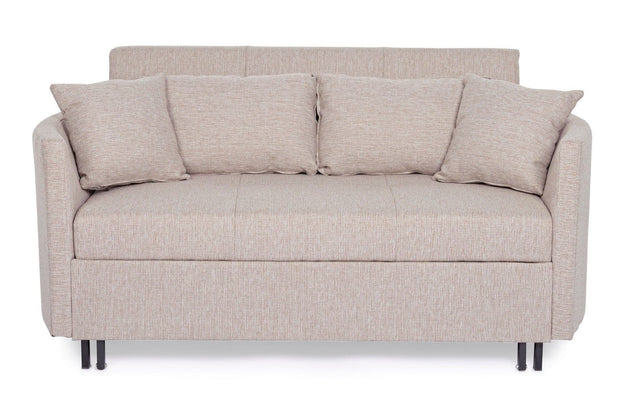 Bizzotto Divano Letto 2 posti in tessuto Clayton Beige
