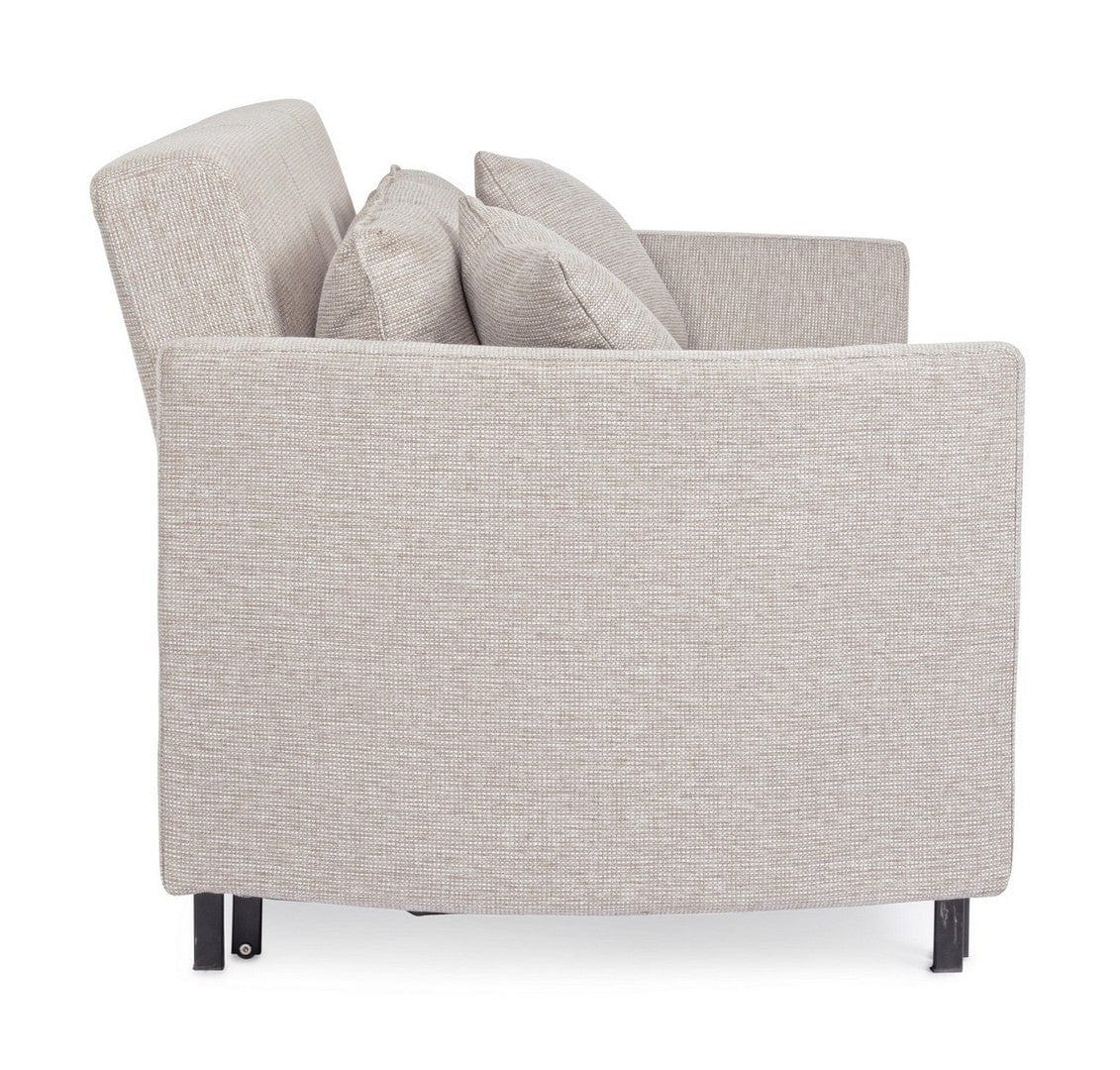 Bizzotto Divano Letto 2 posti in tessuto Clayton Beige