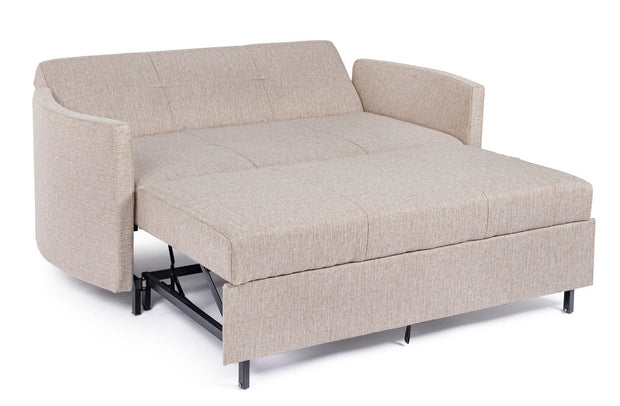 Bizzotto Divano Letto 2 posti in tessuto Clayton Beige