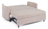 Bizzotto Divano Letto 2 posti in tessuto Clayton Beige