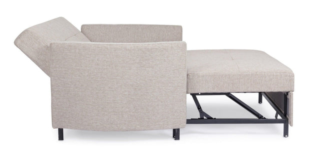 Bizzotto Divano Letto 2 posti in tessuto Clayton Beige