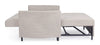 Bizzotto Divano Letto 2 posti in tessuto Clayton Beige