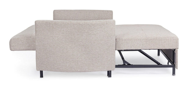 Bizzotto Divano Letto 2 posti in tessuto Clayton Beige